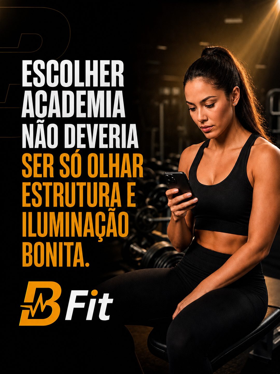 Post B Fit sobre escolher academia