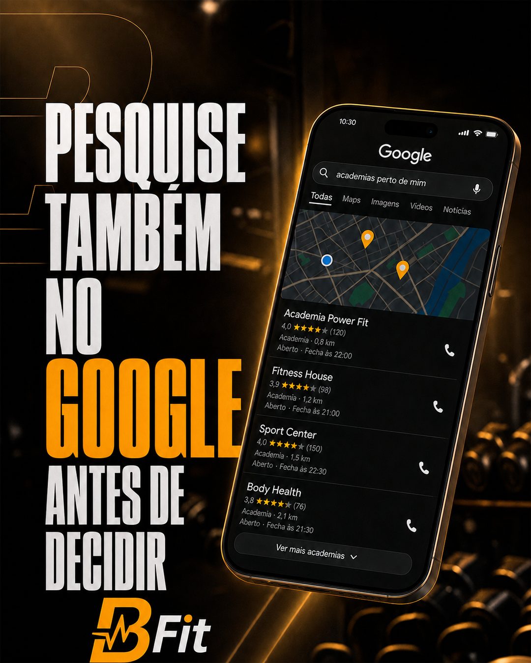 Post B Fit: pesquise no Google antes de decidir